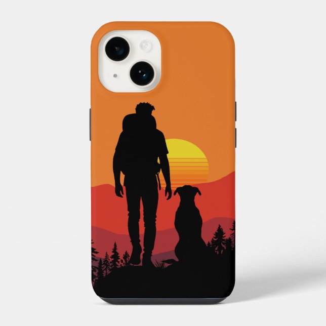Pawsome Adventures in Nature iPhone Case (Back)