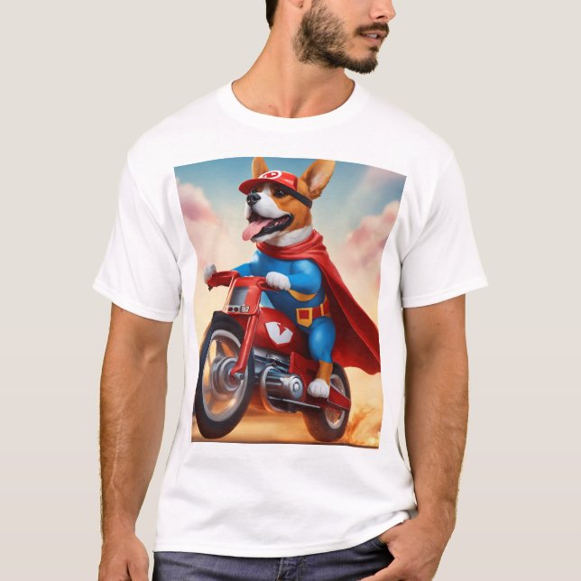 Pawsome Adventures: Unleash Your Superhero Side T-Shirt (Front)
