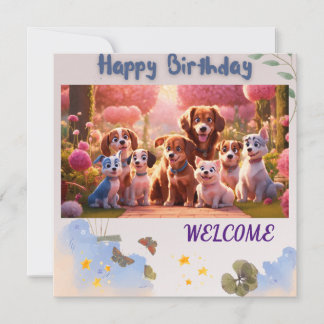 "Pawsome Birthday Celebration" Invitation