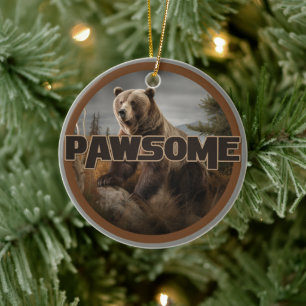 Pawsome Ceramic Tree Decoration