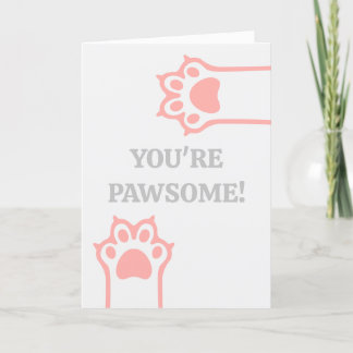 Pawsome & Funny Valendtine's Day Holiday Card