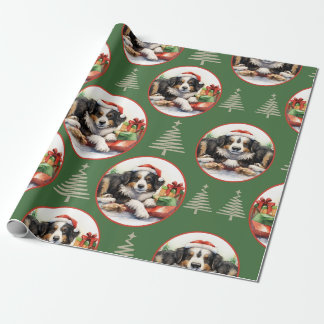 Pawsome Holiday Surprise" Christmas Wrapping Paper
