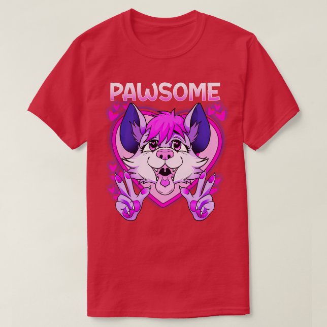 Pawsome I Fandom Cospaly 8 T-Shirt (Design Front)