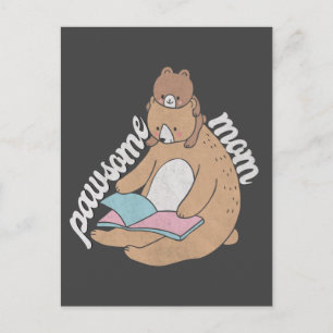 Pawsome Mum Postcard