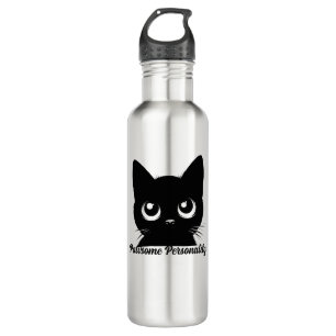 Pawsome Personality Cat Design 710 Ml Water Bottle