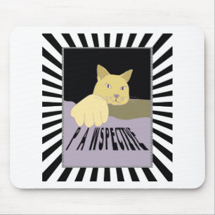 Pawspective Cat Art in Perspective Mouse Mat