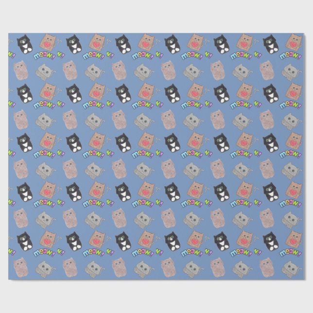 Pawtacular Friends of Mailiacatcreations Wrapping Paper (Flat)