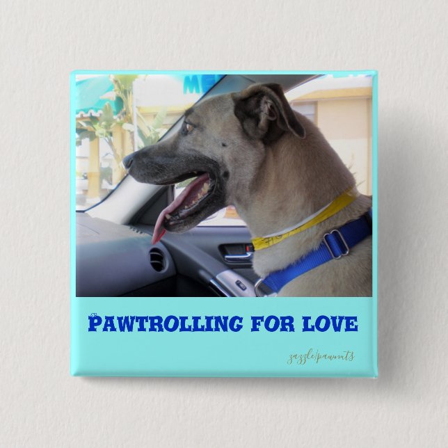 Pawtrolling 15 Cm Square Badge (Front)