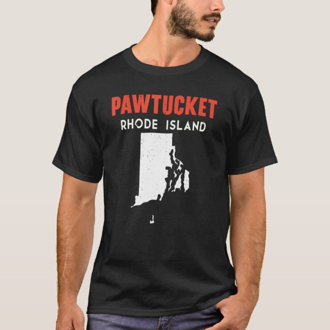 Pawtucket Rhode Island USA State America Travel T-Shirt (Front)