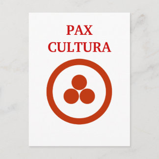 Pax Cultura Stationary Postcard