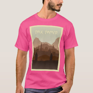 Pax Pamir - Board Games - Minimalist Travel Poster T-Shirt
