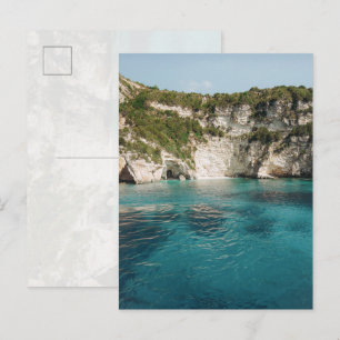 Paxos Caves Greece Coastal Postcard (no text)