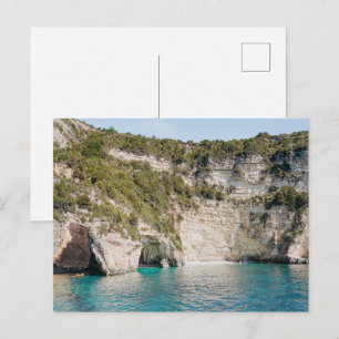 Paxos Caves Greece Coastal Postcard (no text)