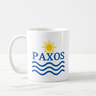 PAXOS Greece, Sun Waves Coffee Mug