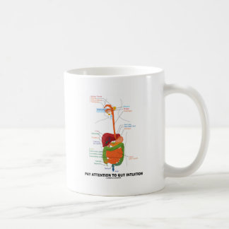 Pay Attention To Gut Intuition (Digestive System) Coffee Mug