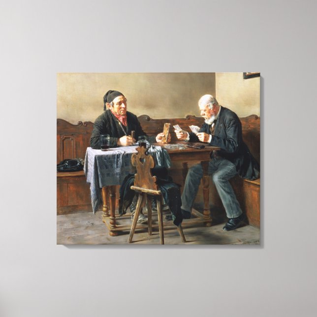 Pay Day, 1887 Canvas Print (Front)