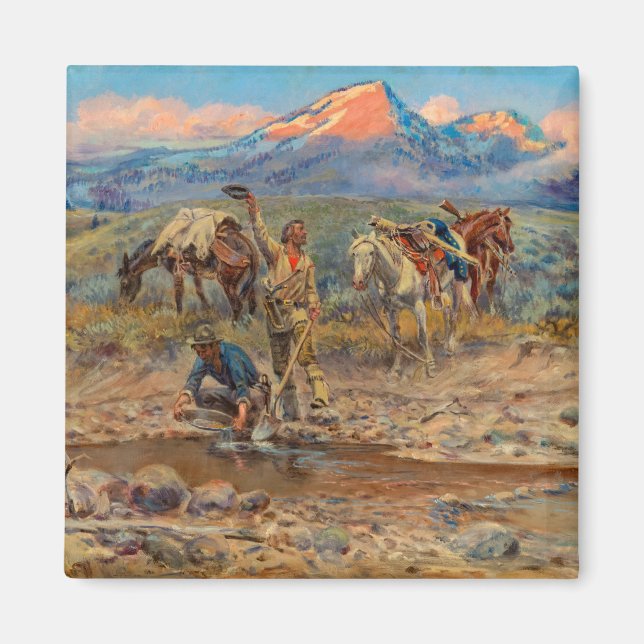 Pay Dirt, The Discovery of Last Chance Gulch Magnet (Front)