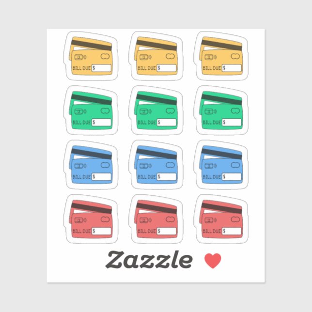 Pay Loan Credit Cards Payment Reminder Planner (Sheet)