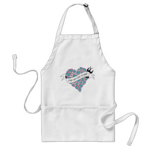 Pay love with love illustrated Portuguese proverb  Standard Apron