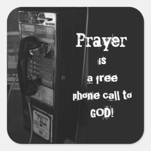 Pay Phone to God Stickers