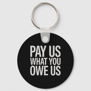 Pay Them What You Owe Them Support Women’s Basketb Key Ring
