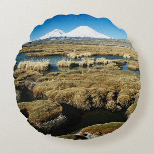 Payachalas Volcanos Round Cushion
