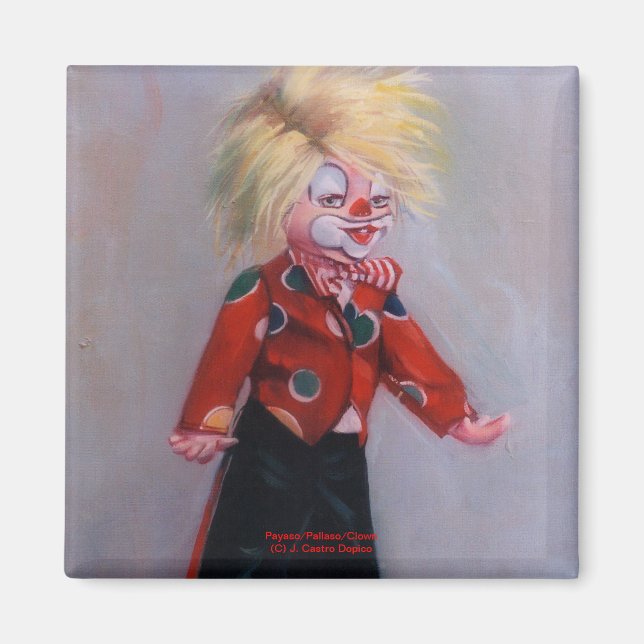 Payaso/Pallaso/Clown Magnet (Front)