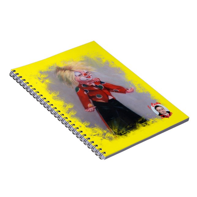 Payaso/Pallaso/Clown Notebook (Right Side)