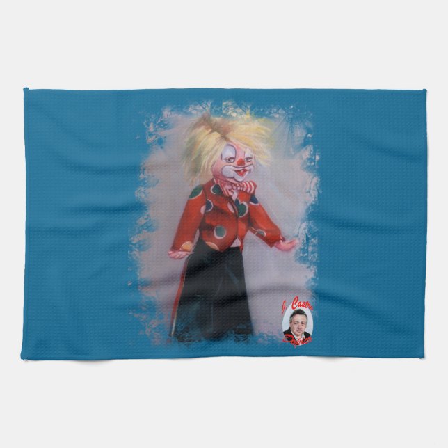 Payaso/Pallaso/Clown Tea Towel (Horizontal)