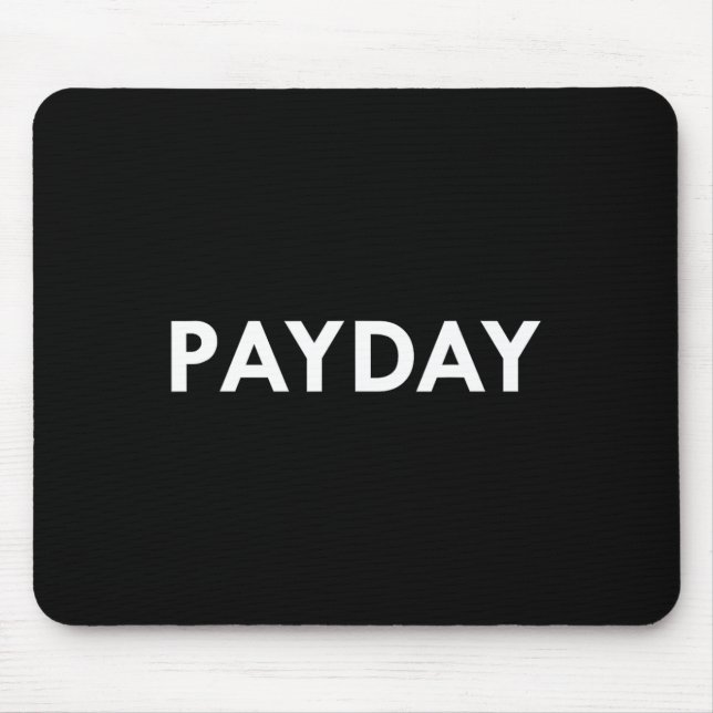Payday Boxing Mma Funny  Mouse Mat (Front)