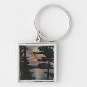 Payette Lake, ID - Evintide on Lake Scene Key Ring