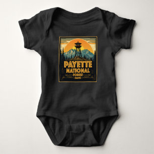 Payette National Forest Idaho Baby Bodysuit