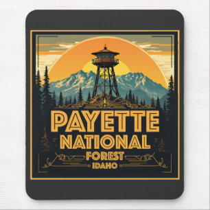 Payette National Forest Idaho Mouse Mat