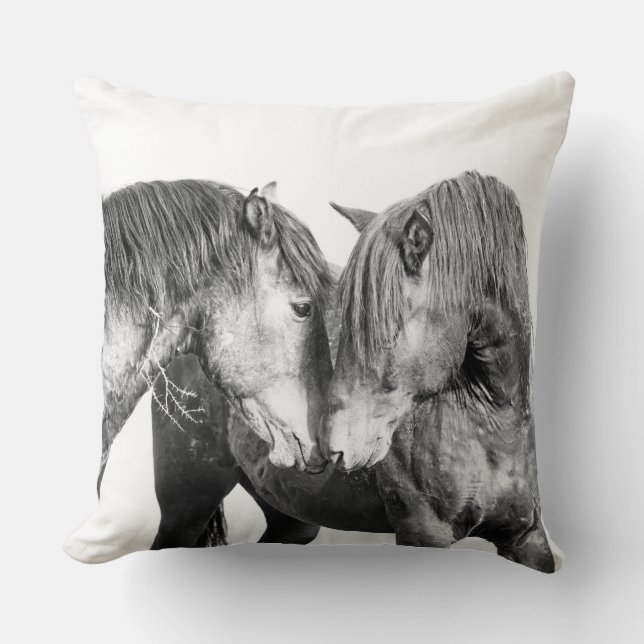 "Paying Respect" Throw Pillow (Front)