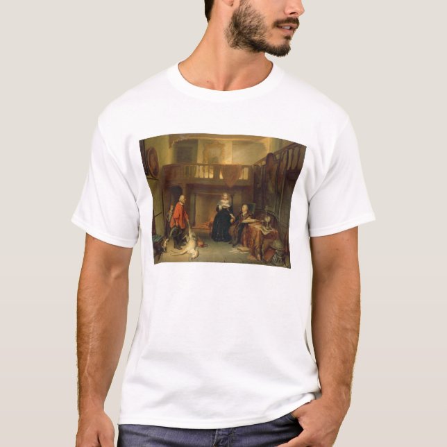 Paying the Tithe (oil on panel) T-Shirt (Front)