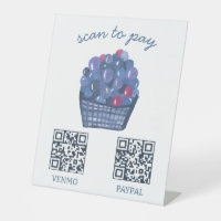 PAYMENT QR CODE Farm Stand Farmers Market Booth