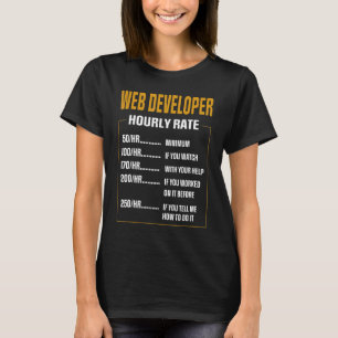 Payment Web Developer Saying Web Developer T-Shirt