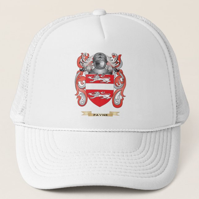 Payne Coat of Arms (Family Crest) Trucker Hat (Front)