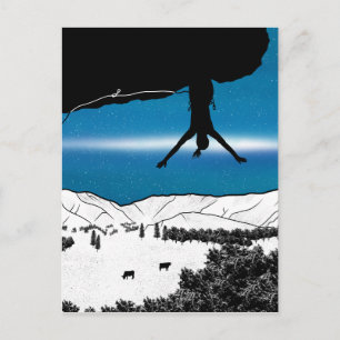 Payners Ford NZ rock climber Postcard