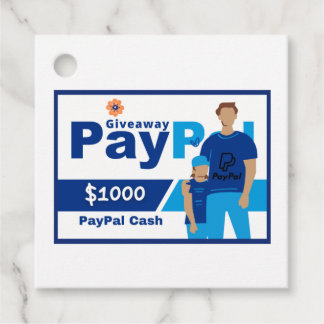 PayPal Giveaway $1000 Favour Tags