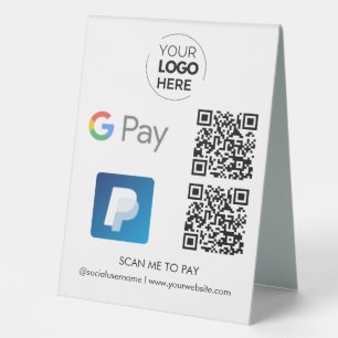 Paypal Google Pay QR Code Payment Scan to Pay