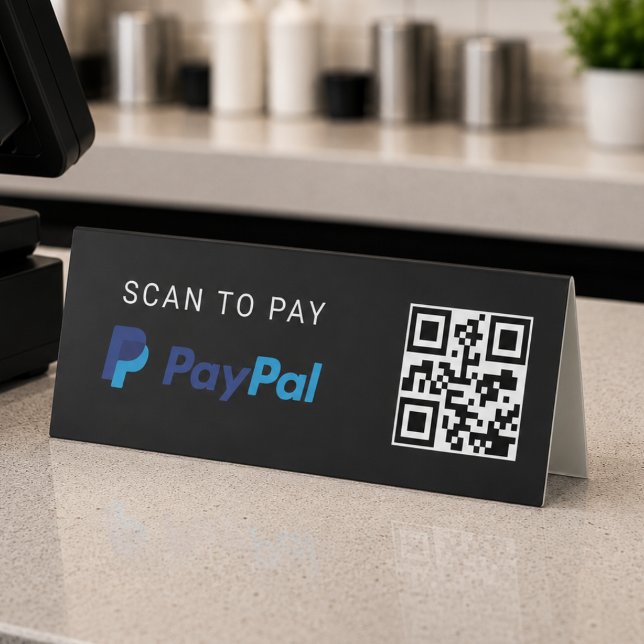 PayPal QR Code Checkout Sign (Creator Uploaded)