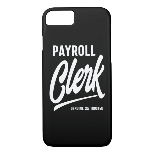 Payroll Clerk Job Title Gift Case-Mate iPhone Case (Back)