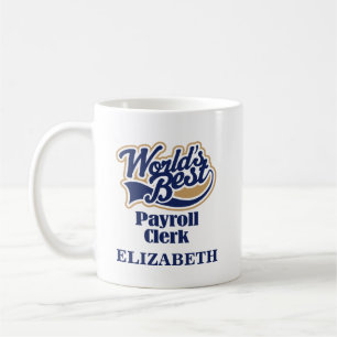 Payroll Clerk Personalised Mug Gift