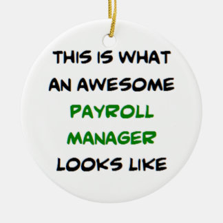payroll manager, awesome ceramic tree decoration