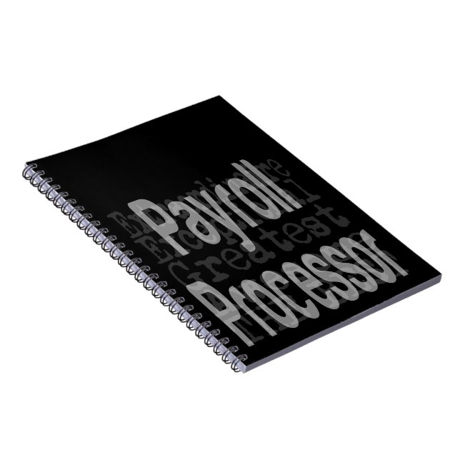 Payroll Processor Extraordinaire Notebook (Right Side)