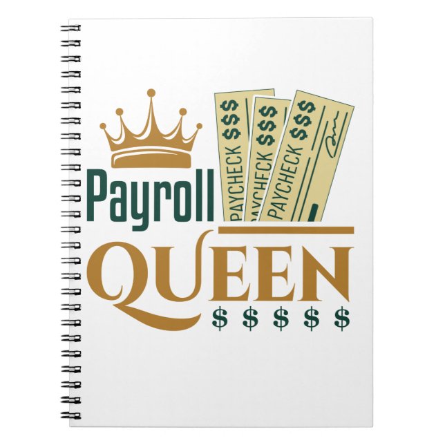 Payroll Queen Notebook (Front)