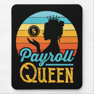Payroll Queen Women Mouse Mat