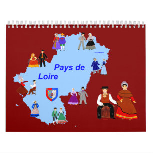 Pays de Loire, France Calendar