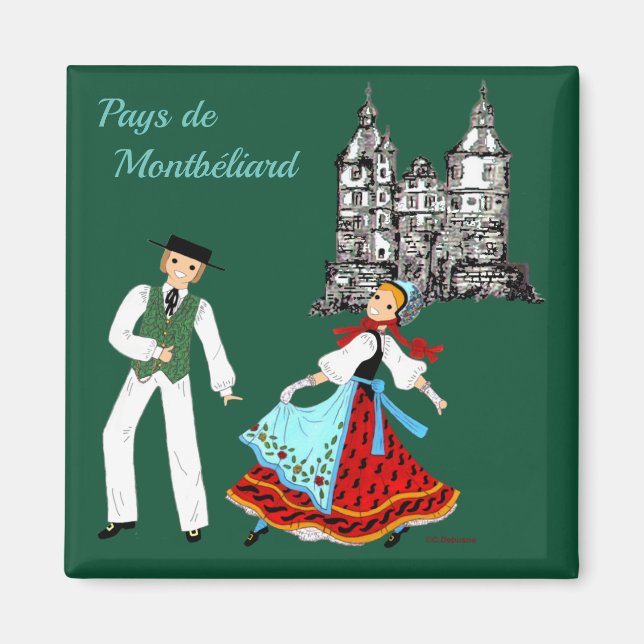 Pays de Montbéliard, Comté, France Magnet (Front)